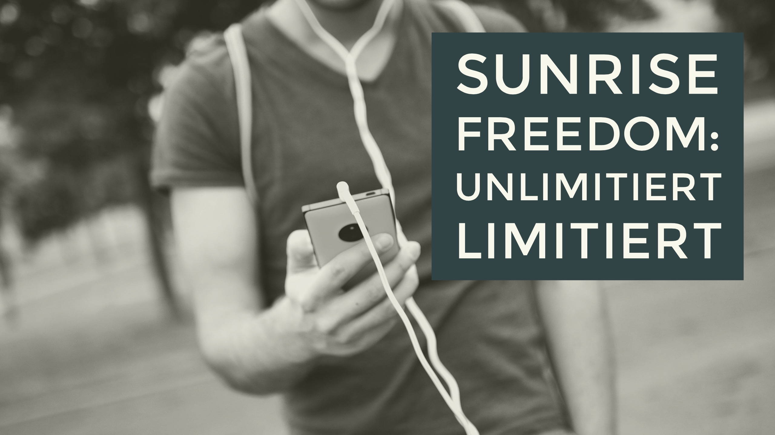 Sunrise Freedom: Verpackung vor Inhalt