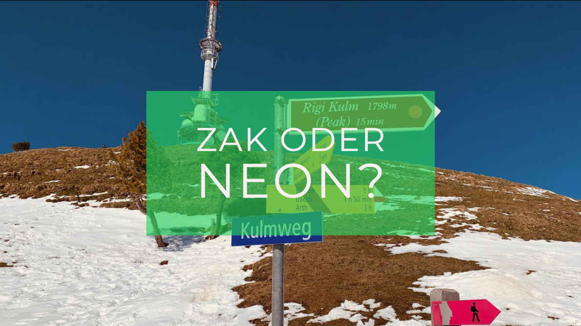 Zak Bank Cler und Neon – der Vergleich