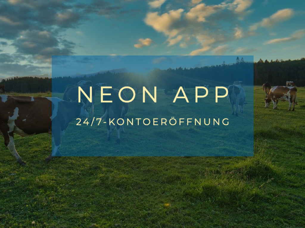 Neon App mit 24/7-Online-Kontoeröffnung