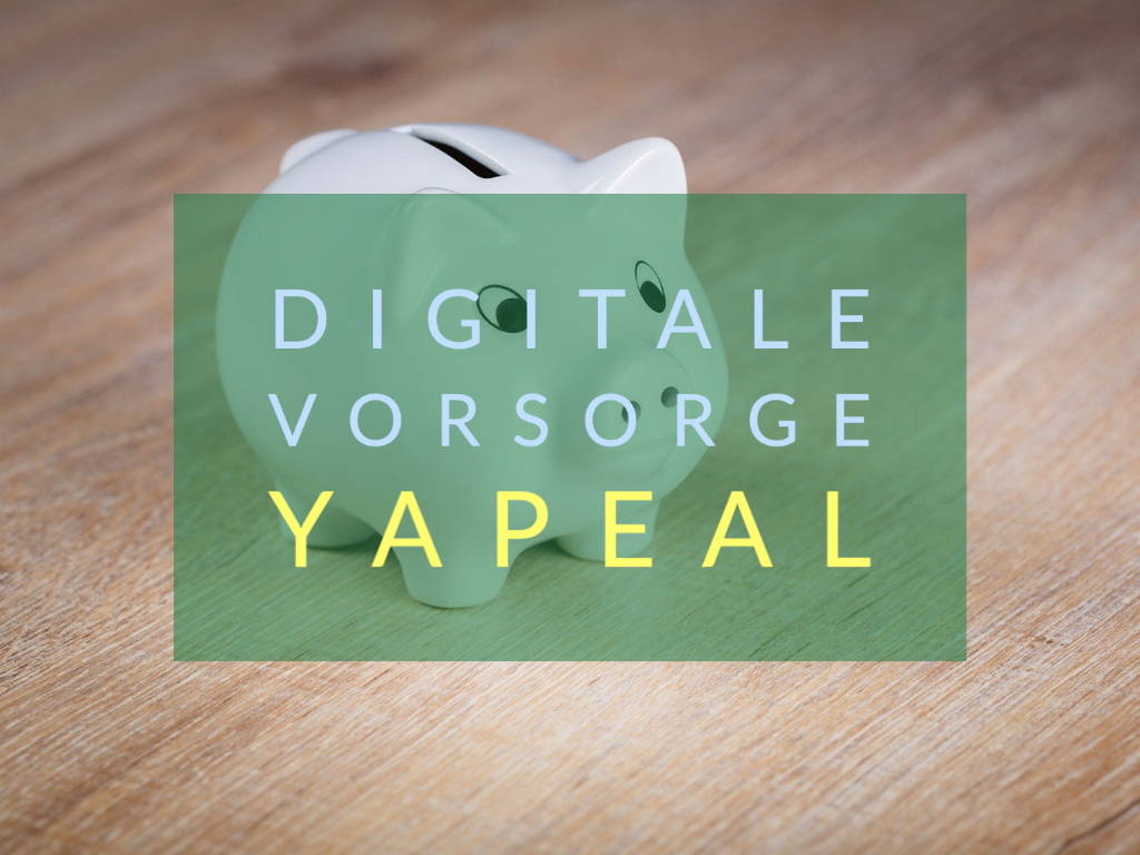 Yapeal Vontobel Vorsorge Sparen 3