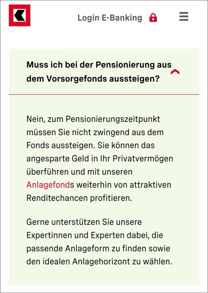 3a vorsorgefonds in anlagefonds überführen: seien sie kritisch